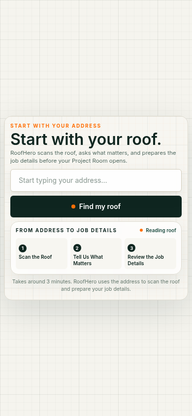 Live start.roofhero mobile